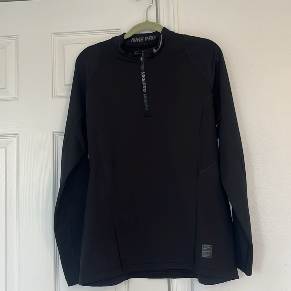 Men’s Nike Pro hyper warm fitted zip up